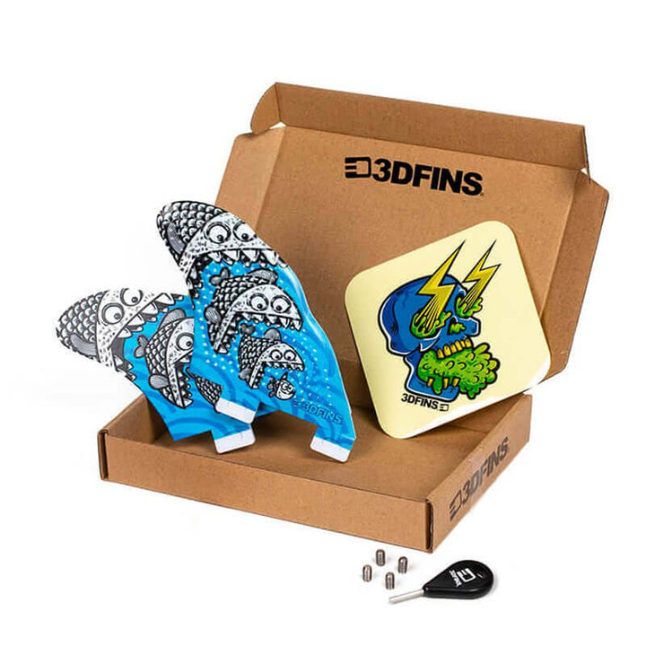 3DFins FCS I Twin Flyer - fish food