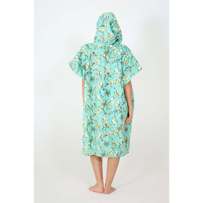 After Essentials Poncho Humming Birds - light green