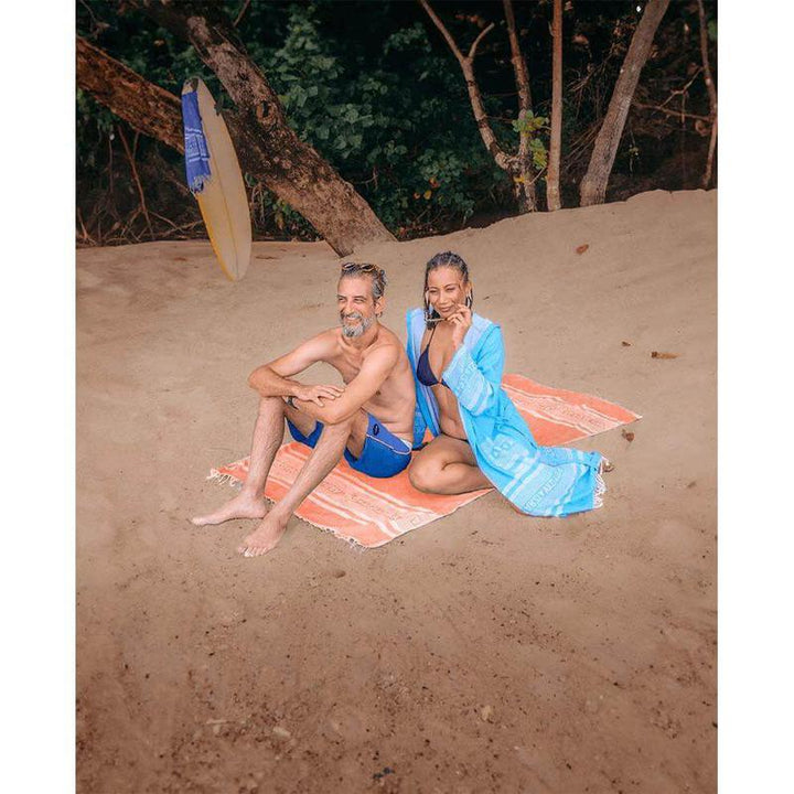 Arzi Beach Towel - tropical coral