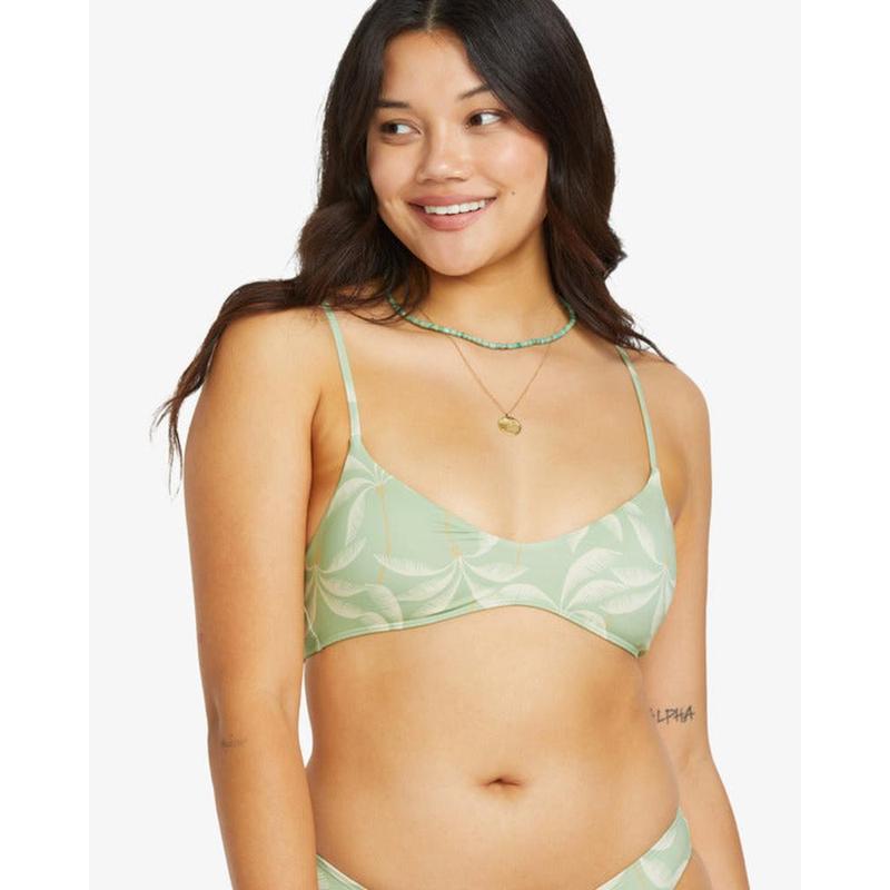 Billabong Bikini Top Gone Tropic Bralette - pistachio