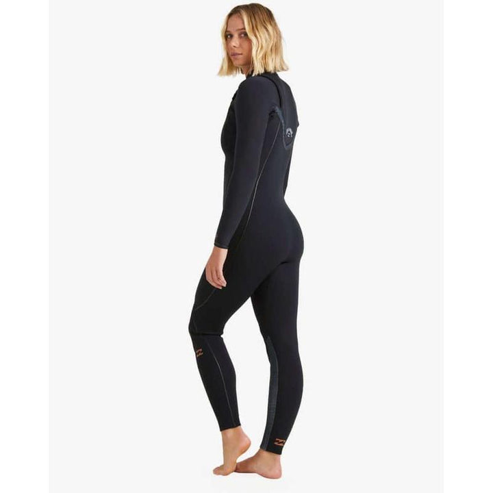 Billabong Damen Neoprenanzug 4/3 Furnace Natural Chestzip - Black Tiki