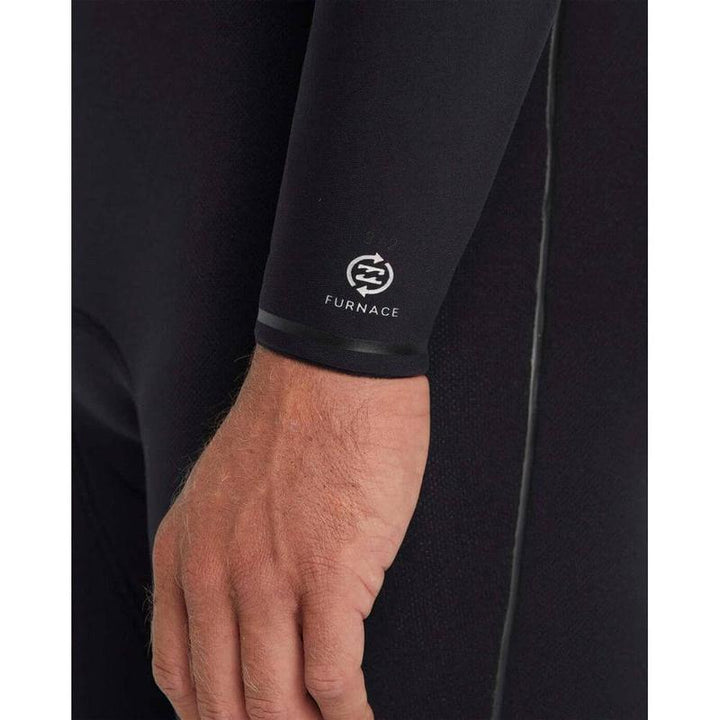 Billabong Herren Furnace Natural 3/2mm Chest Zip Neoprenanzug - Black