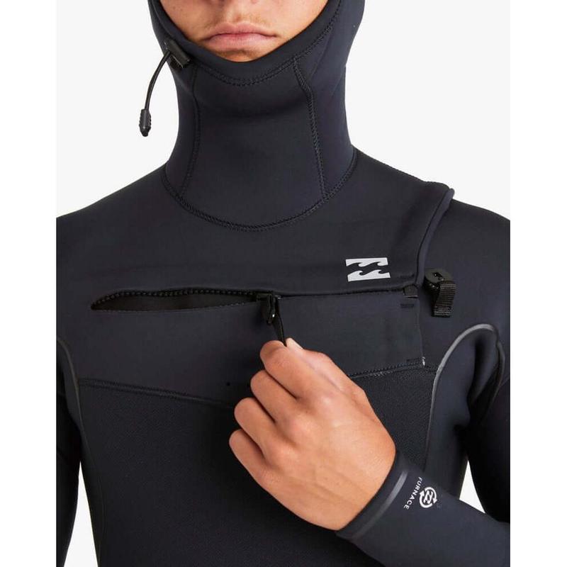 Billabong Herren Neoprenanzug Furnace Natural Hood 4/3 - schwarz
