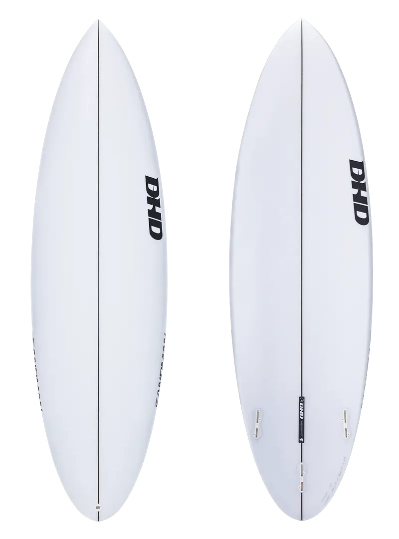 DHD Surfboards Sandman 6'0" FCS II - clear