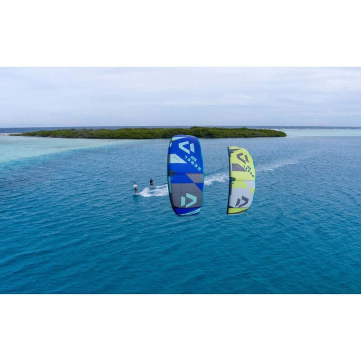 Duotone Kite Rebel SLS 2024 - lime/dark grey