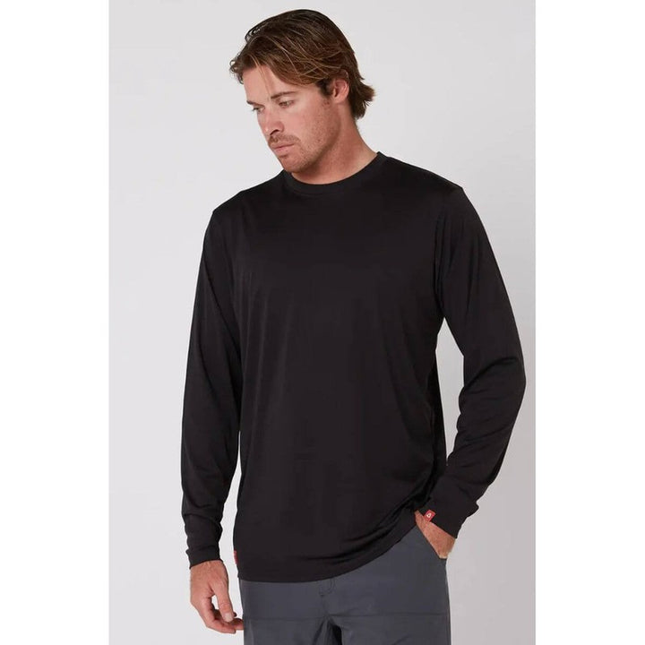 Follow Herren Surfshirt Langarm - Black