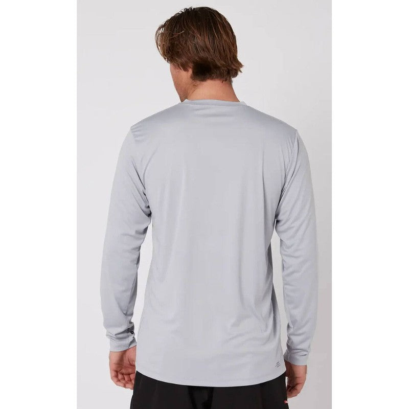 Follow Herren Surfshirt Langarm - Light Grey