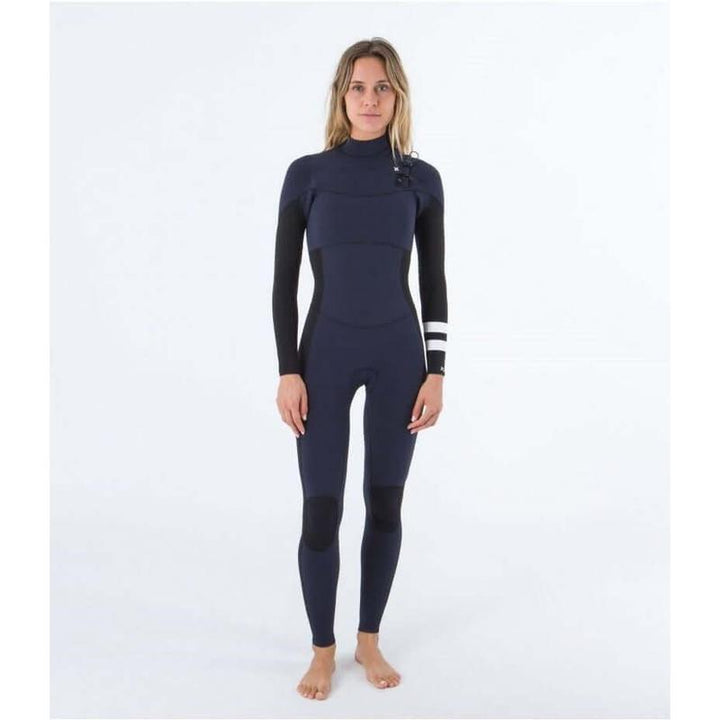 Hurley Damen Neoprenanzug Plus 4/3mm Chestzip - deep blue / black