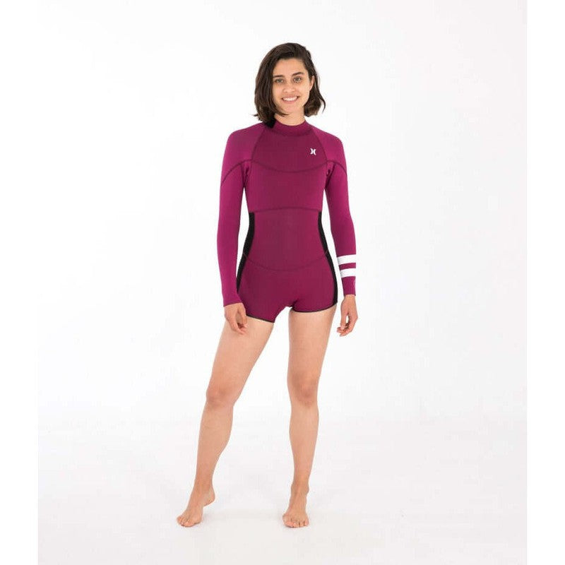 Hurley Damen Springsuit 2/2mm Surf Club - Vintage Lychen