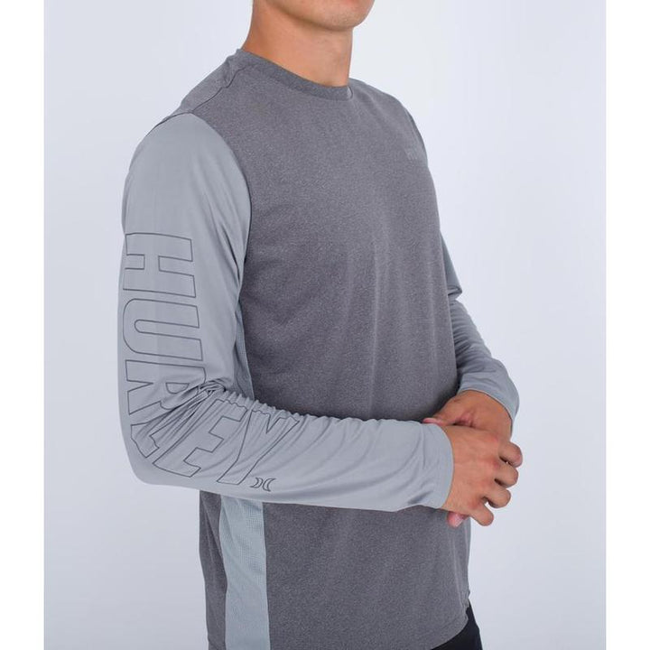 Hurley Herren Lycra H2o-dri Easton Langarm- ion grey