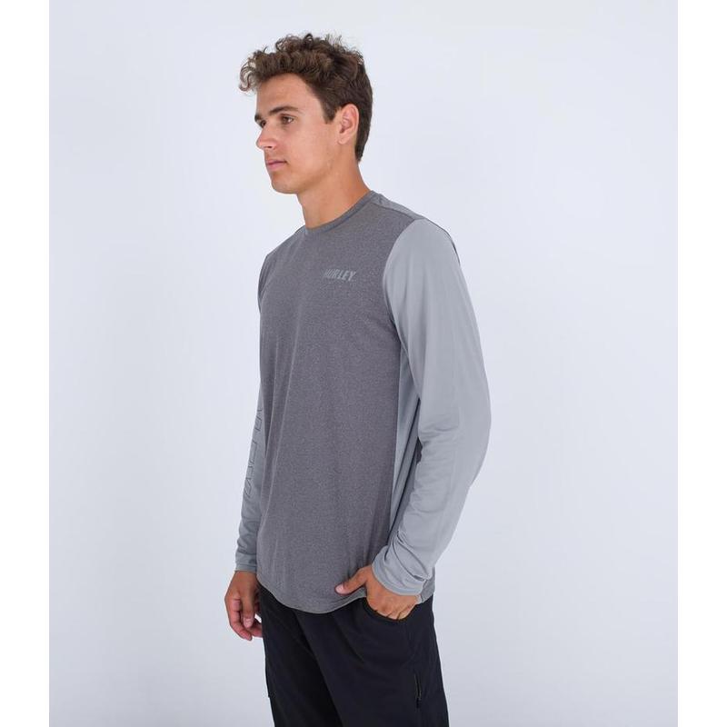 Hurley Herren Lycra H2o-dri Easton Langarm- ion grey