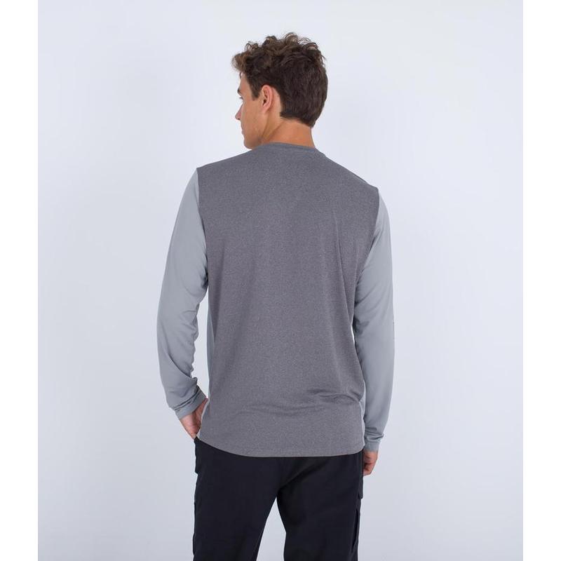 Hurley Herren Lycra H2o-dri Easton Langarm- ion grey