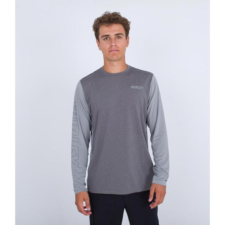 Hurley Herren Lycra H2o-dri Easton Langarm- ion grey
