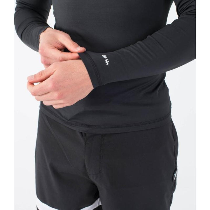 Hurley Herren Lycra OAO Quickdry langarm - black