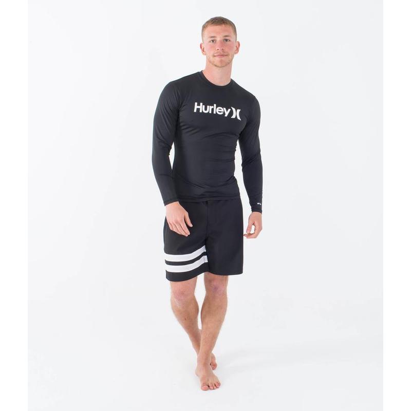 Hurley Herren Lycra OAO Quickdry langarm - black