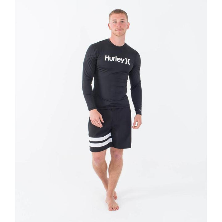 Hurley Herren Lycra OAO Quickdry langarm - black