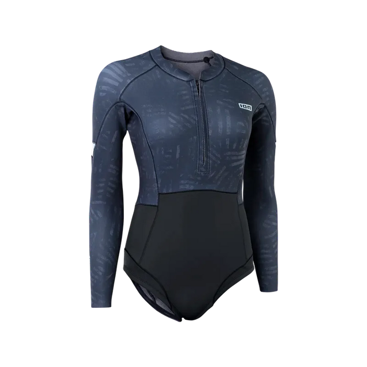 ION Damen Shorty Langarm 1.5mm Amaze - Black- Mural