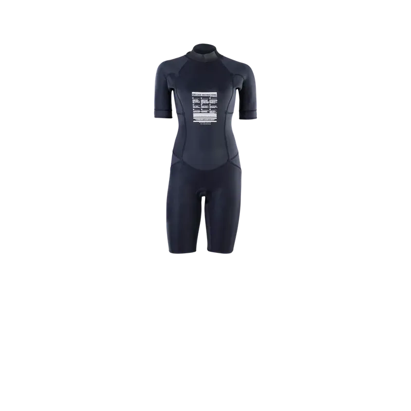 ION Damen Shorty Static 2/2 Backzip kurzarm - black