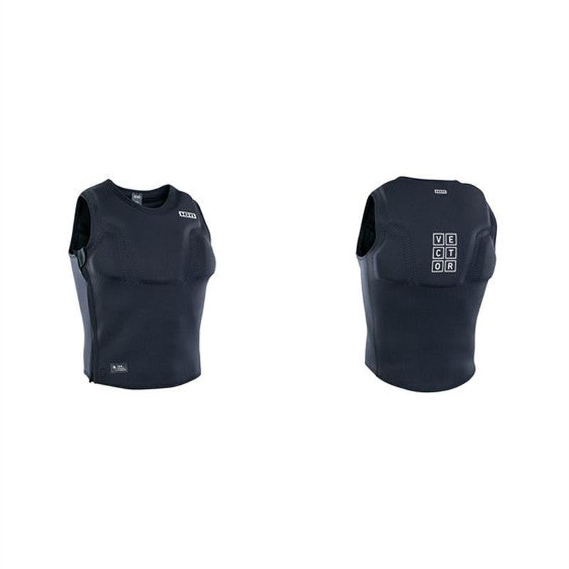 ION Herren Kite Impact Weste Element Sidezip - Black