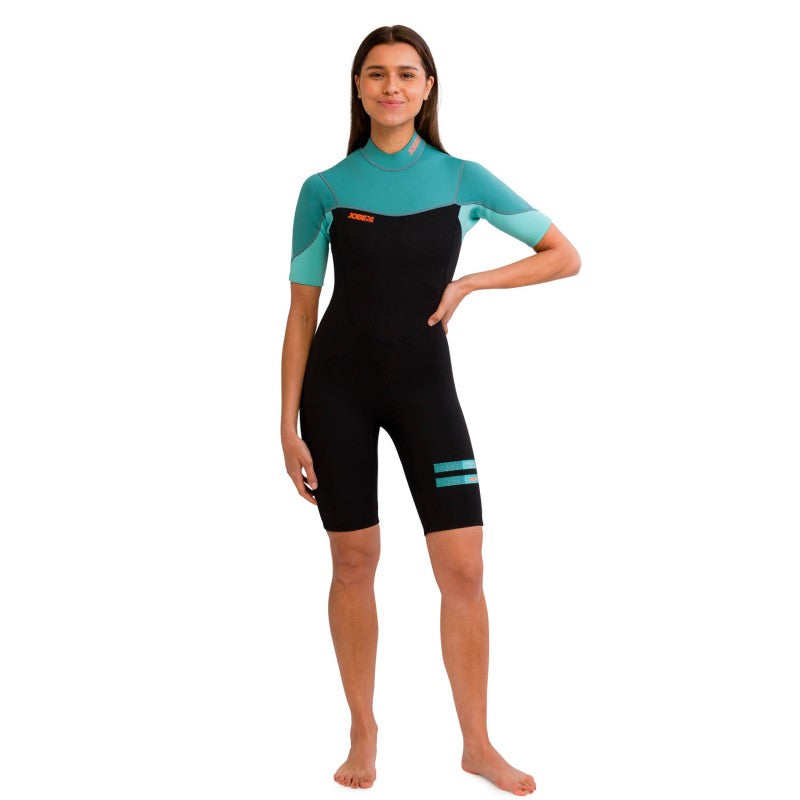 JOBE Damen Sofia Shorty 3/2mm Backzip - Teal