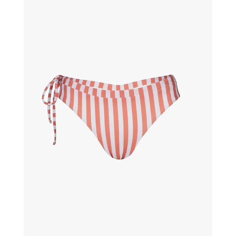 Main Design Bikini Bottom Blush - coconut stripes