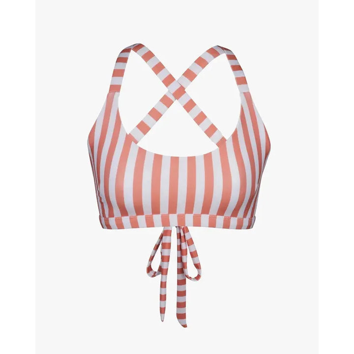 Main Design Bikini Top Charm - Coconut Stripes