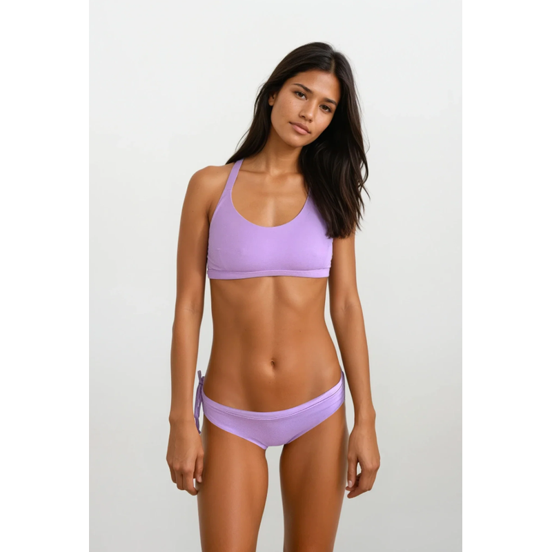 Main Design Bikini Top Charm - amethyst