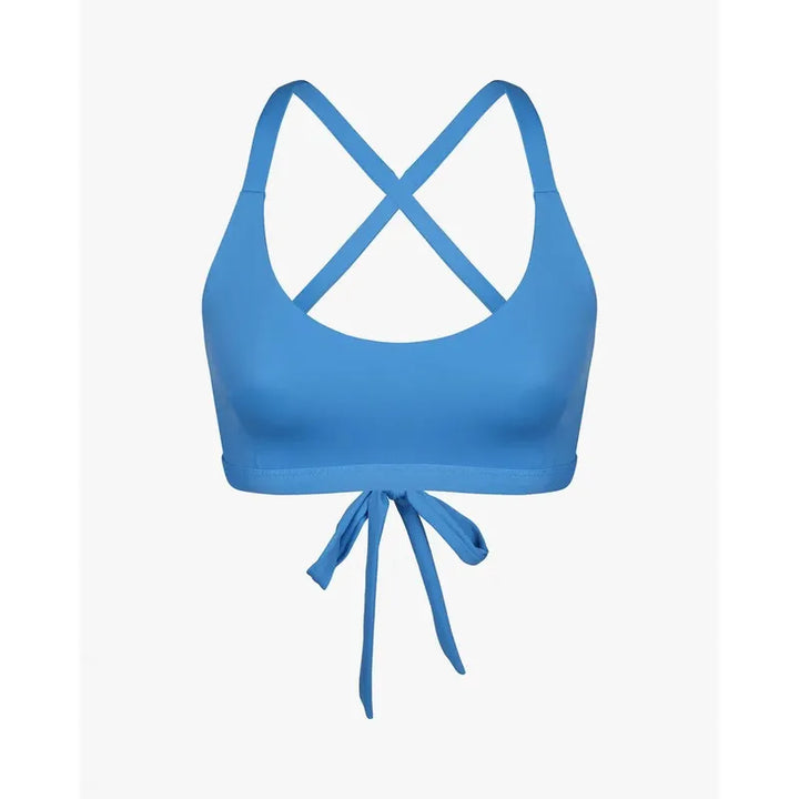 Main Design Bikini Top Charm - aquamarine