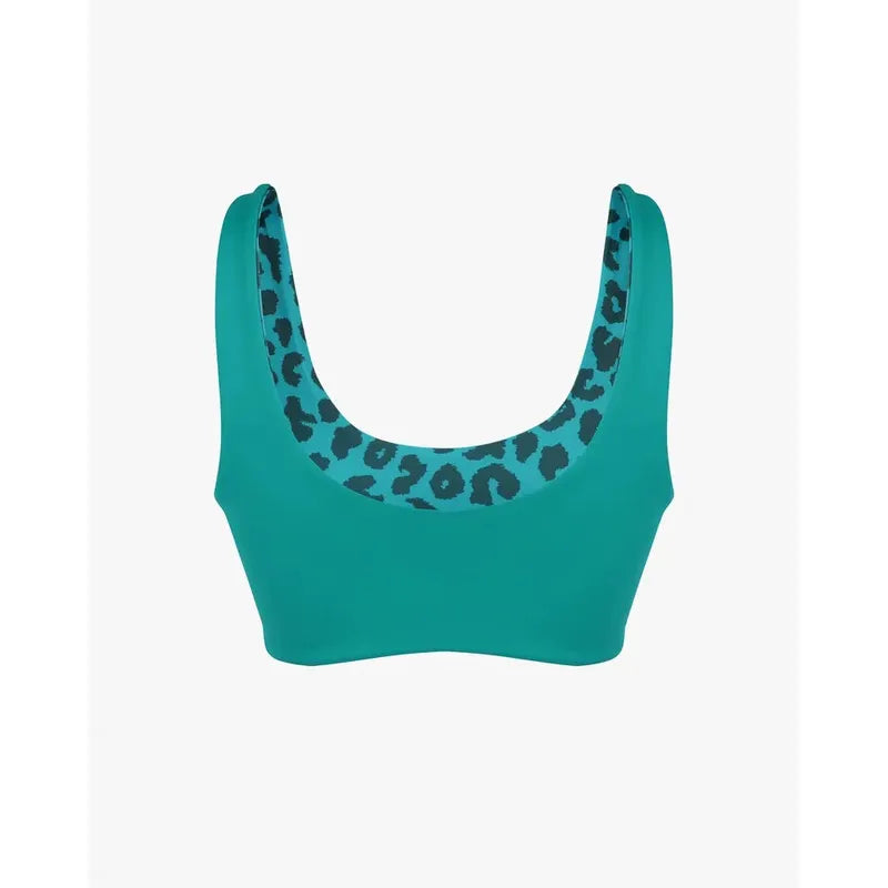 Main Design Bikini Top Hale - emerald / hey leo