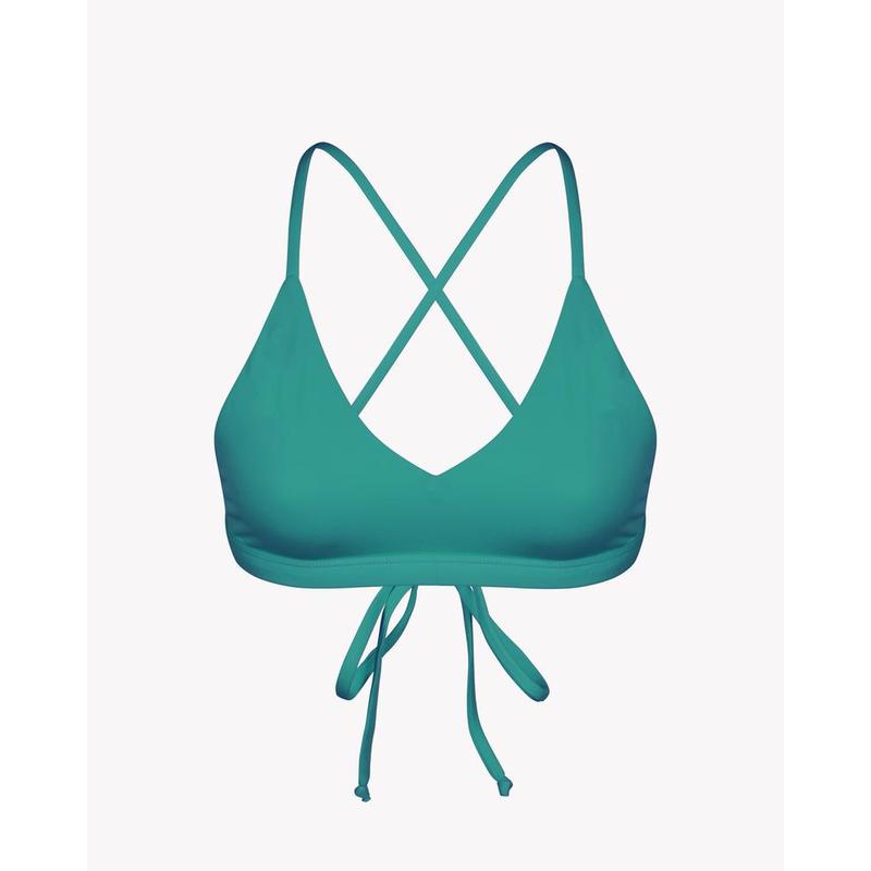 Main Design Bikini Top Pasta - emerald