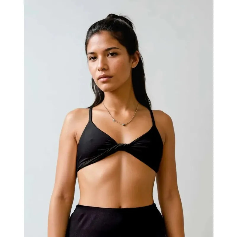 Main Design Damen Bikini Top Sassy - black