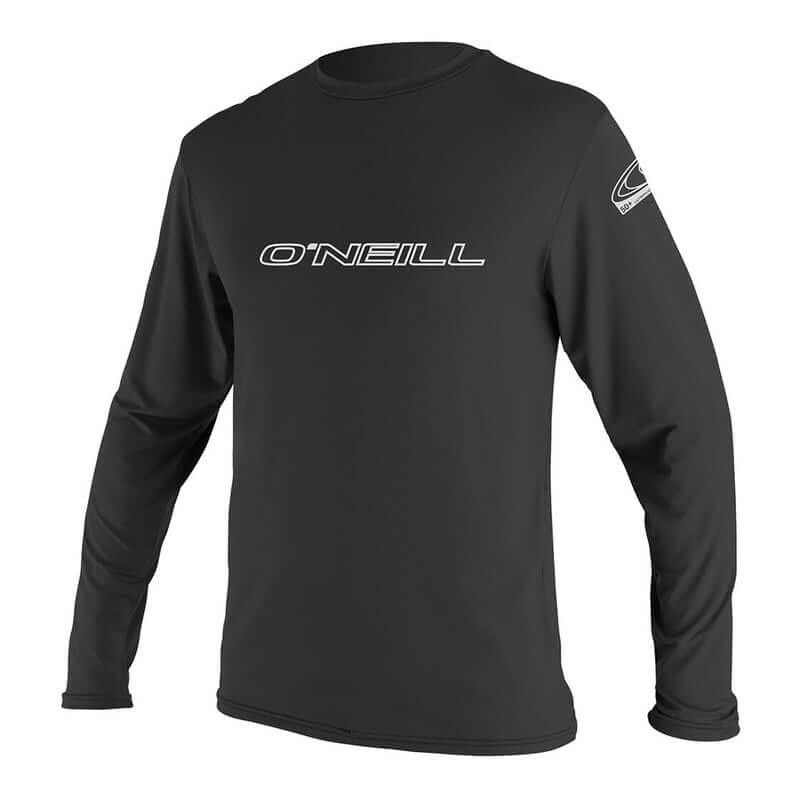 O'Neill Herren Basic Skins Langarm Lycra - schwarz