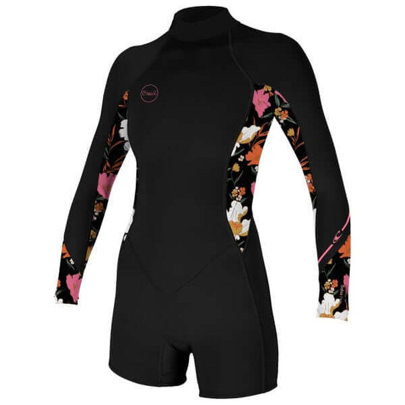 O'Neill Damen Neopren Springsuit Bahia 2/1mm - black/ bluemchen