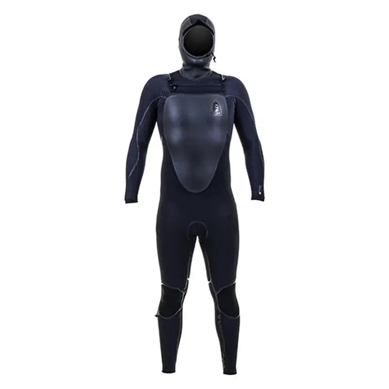 O'Neill Herren Neoprenanzug Mutant Legend 5/4mm Chest Zip W/Hood - black/tempered steel