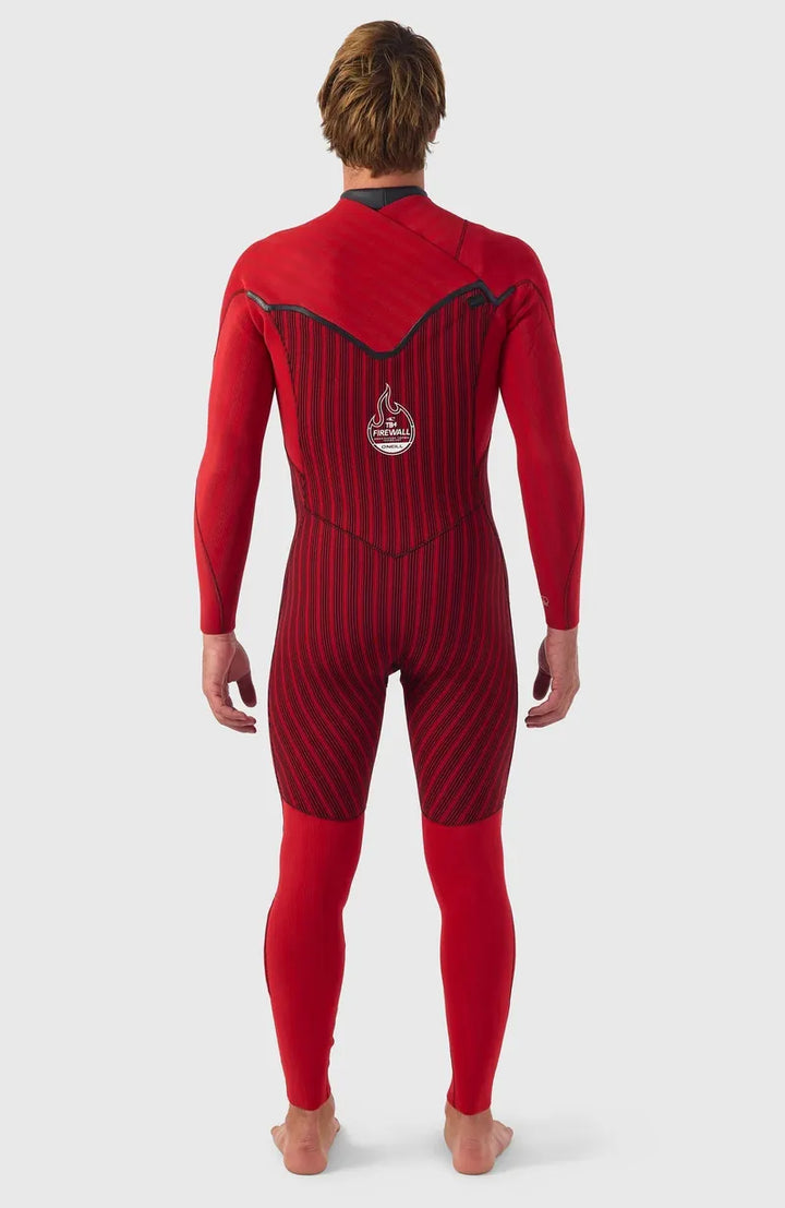 O'Neill Herren Neoprenanzug hyperfreak fire 3/2+ mm Chestzip - Black/Black