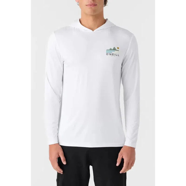 O'Neill Herren UPF Pullover mit Kaputze - weiss
