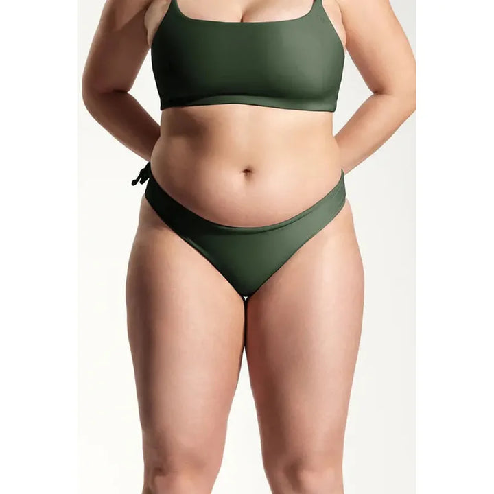OY Surf Bikini Bottom Tope - dark green