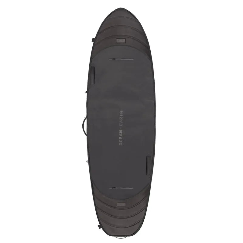 Ocean & Earth 6'8 Apex Triple Wheel Fish Boardbag - Black