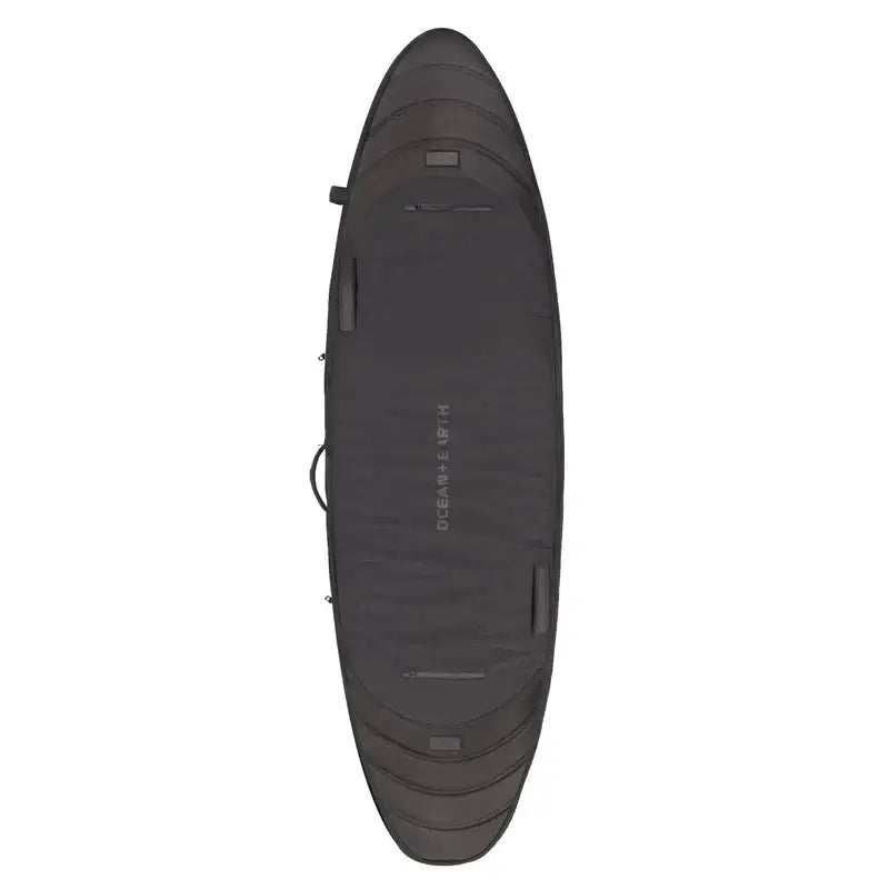 Ocean & Earth 7'6 Apex Double Fish Boardbag - black
