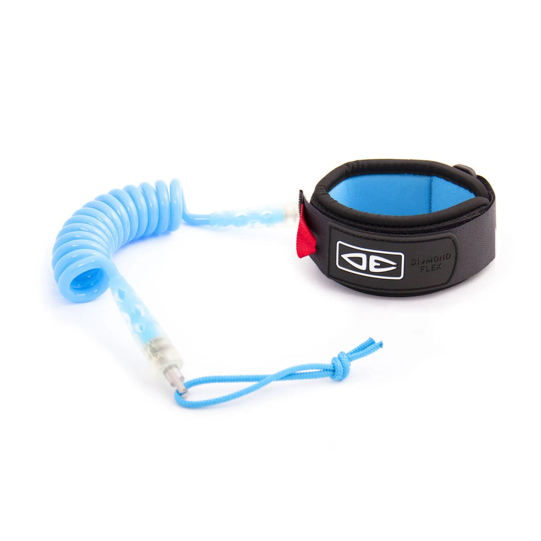 Ocean & Earth Bodyboard Coil Leash bicep - blue