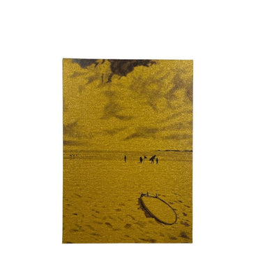 Postkarte Surf& Sea - gold