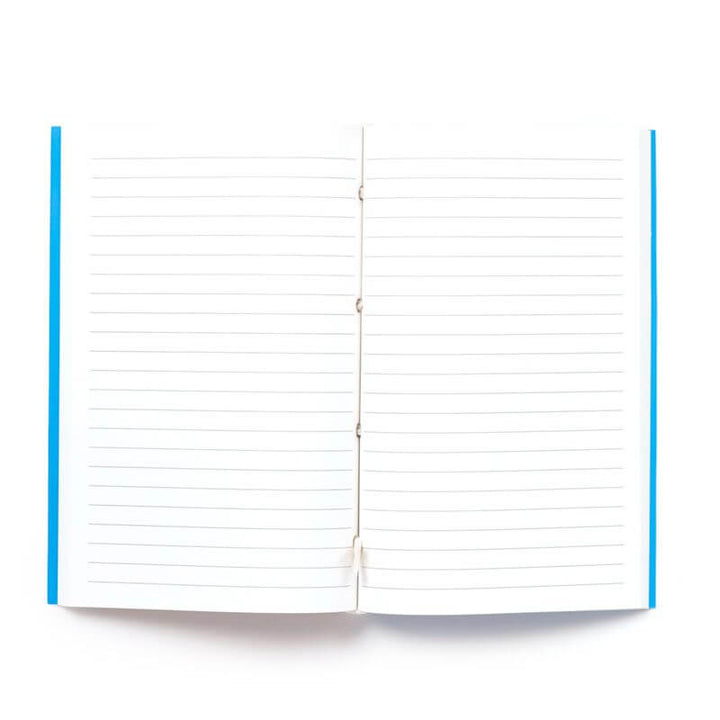 Puckator Volkswagen VW T1 Bulli Steinpapier A5 liniertes Notizbuch - waves