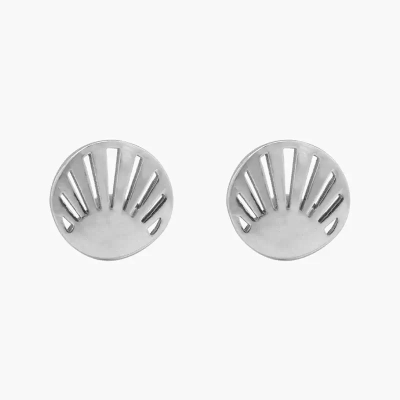 Puravida Ohrringe Sunburst - silver