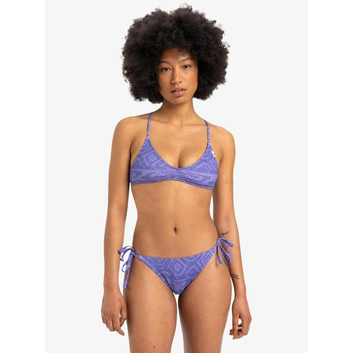 Quiksilver Bikini Top Clickity Clack - dusted peri global heat