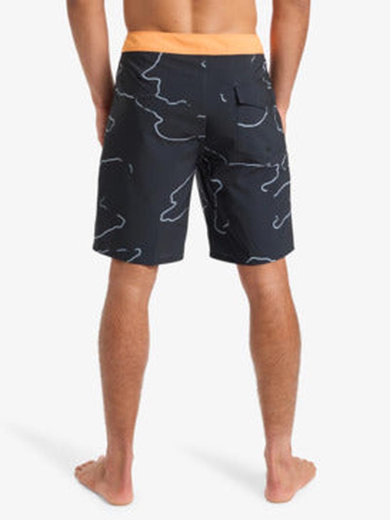 Quiksilver Herren Boardshort Highline Straight Leg 19" - Black Camostrokes