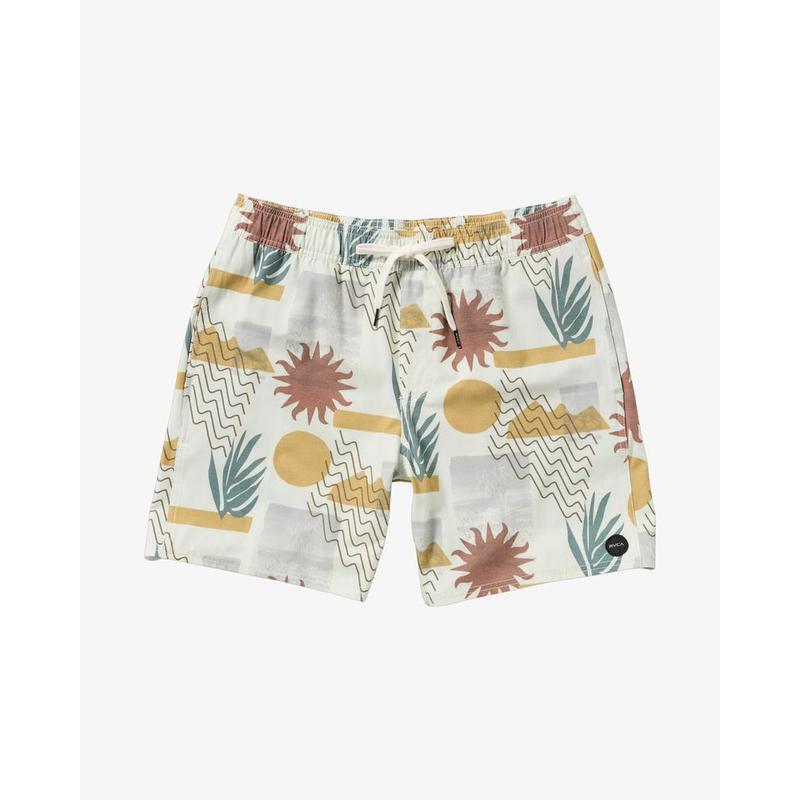 RVCA Herren Badehose Atlas Elastic 17' - natural