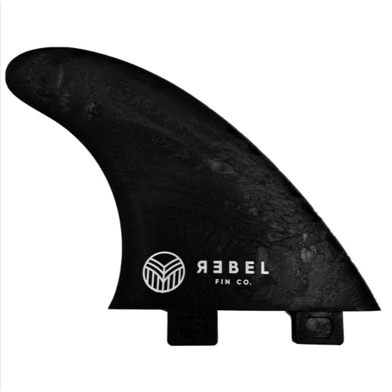 Rebel Rapid Fin 2er Set FCSI, M - recycled Polyamid/Glasfasern - Black