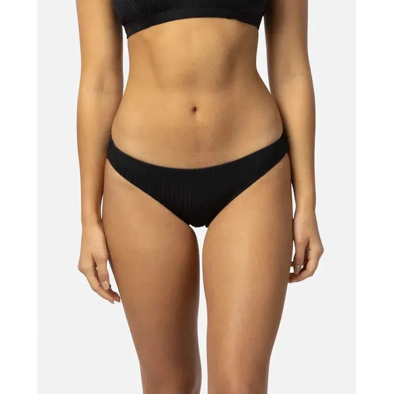 Rip Curl Damen Bikini Bottom Premium Surf Cheeky - black