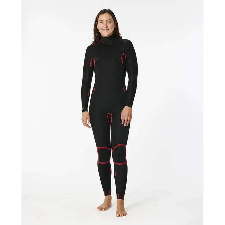 Rip Curl Damen Neoprenanzug Dawn Patrol Performance 3/2mm Chestzip - Black