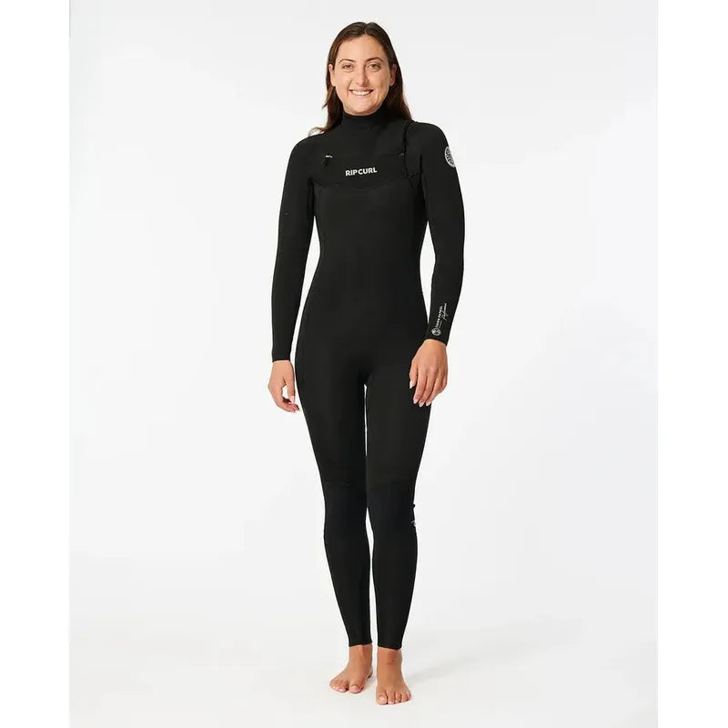 Rip Curl Damen Neoprenanzug Dawn Patrol Performance 4/3mm Chestzip - Black